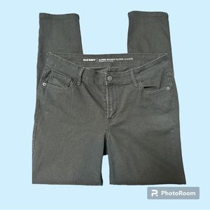 Super Skinny Midrise Black Jeans